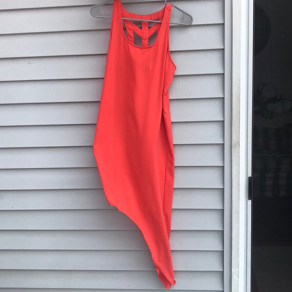 Orange dress